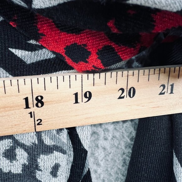 Alfred Dunner Women Top Small Petite Black Red Colorblock 2 Piece Layered Look - Picture 6 of 8